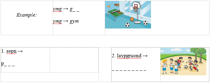 Đề thi tiếng Anh lớp 3 học kì 1 trường tiểu học Quang Trung