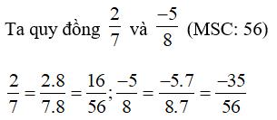 Quy đồng mẫu nhiều phân số