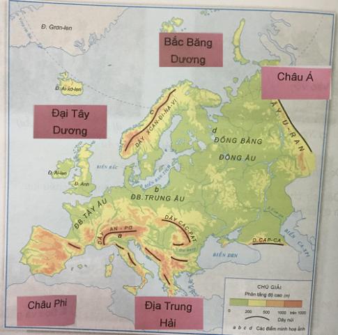 Giải Địa lí lớp 5 VNEN bài 11: Châu Âu