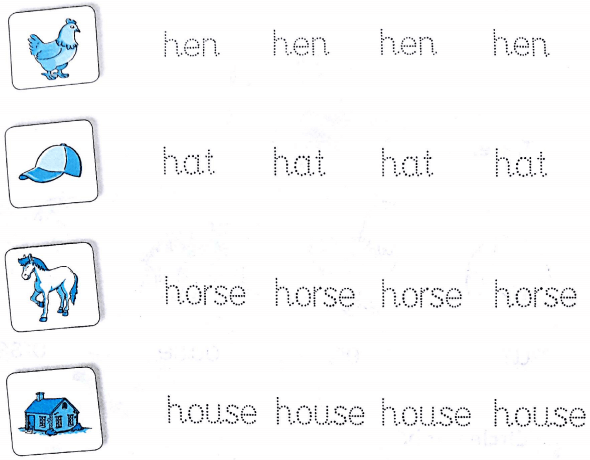 Phiếu bài tập cuối tuần môn Tiếng Anh lớp 1 Tuần 18