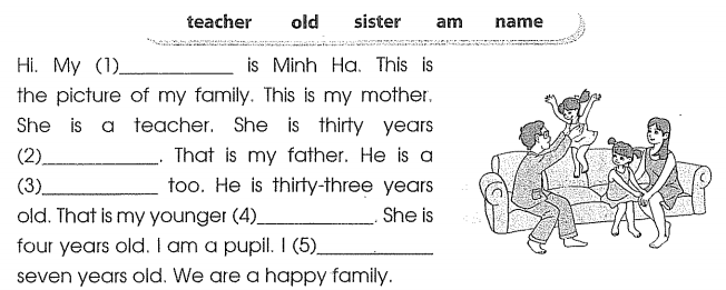 Phiếu bài tập cuối tuần môn Tiếng Anh lớp 3 Tuần 18