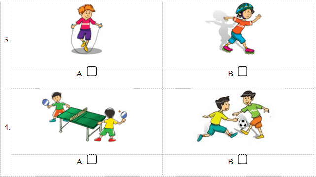 Đề thi học kì 1 lớp 3 môn tiếng Anh trường Tiểu học Tình Cương
