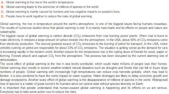 Tiếng Anh 11 Unit 6: Skills