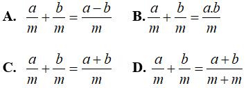 Tính chất cơ bản của phép cộng phân số
