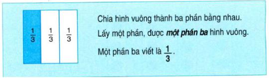 Lý thuyết Toán lớp 2: Một phần ba