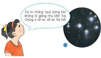 Giải bài tập SGK Tự nhiên và xã hội 2 bài 33: Mặt trăng và các vì sao