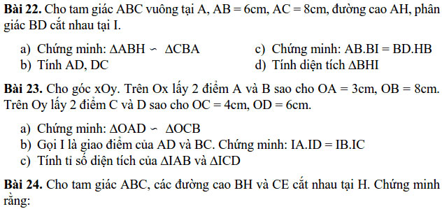 Đề cương ôn thi học kì 2 lớp 8 môn Toán trường THCS Nghĩa Tân năm học 2018 - 2019