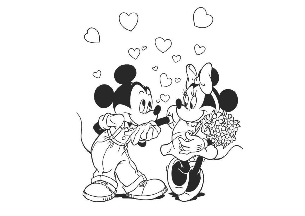 tranh to mau chuot mickey 2
