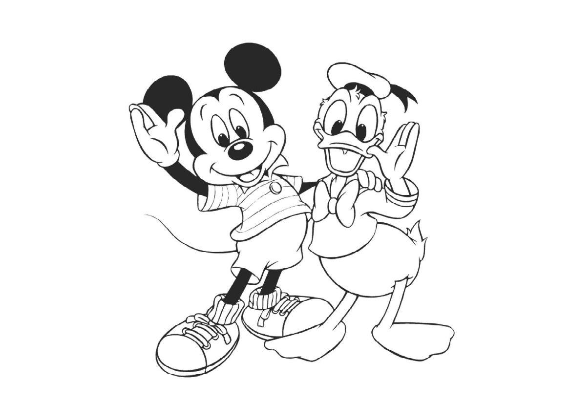 tranh to mau chuot mickey 4