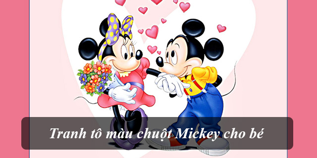 Tô Màu Nhân Vật Mickey - Mickey & Donald Những Người Bạn Thân – toantot
