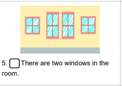 Đề kiểm tra tiếng Anh Unit 14 lớp 3 Are there any posters in the room?