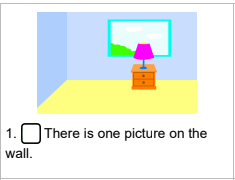 Đề kiểm tra tiếng Anh Unit 14 lớp 3 Are there any posters in the room?