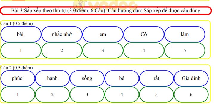 Bài tập tuần 19 đến tuần 35 môn Tiếng việt lớp 1