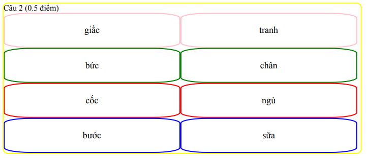 Bài tập tuần 19 đến tuần 35 môn Tiếng việt lớp 1