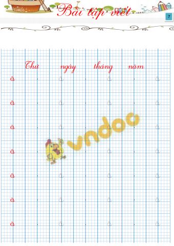 Mẫu chữ viết thường cỡ nhỏ