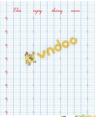 Mẫu chữ viết thường cỡ nhỏ