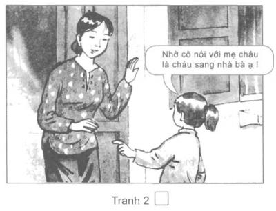 Giải vở bài tập Đạo đức 2 bài 10: Biết nói lời yêu cầu, đề nghị