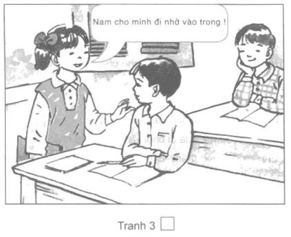 Giải vở bài tập Đạo đức 2 bài 10: Biết nói lời yêu cầu, đề nghị