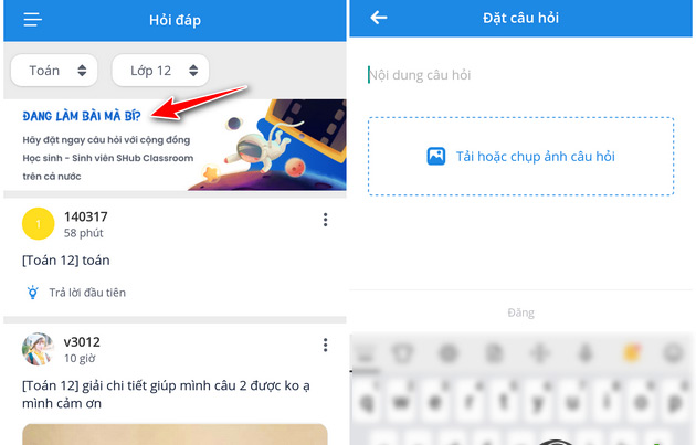 Cách sử dụng SHub Classroom giải bài tập