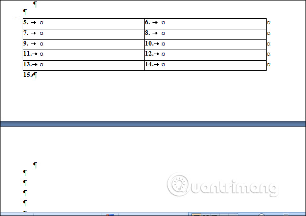 Cách xóa trang trắng trong Word 2016