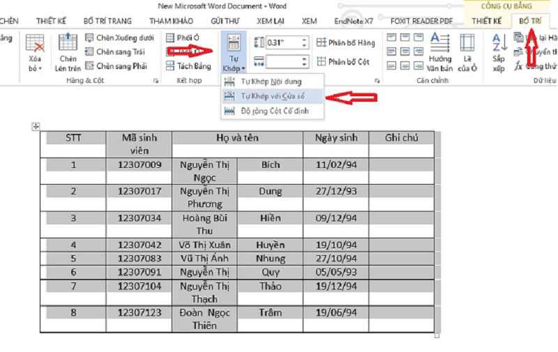 Hướng dẫn copy dữ liệu từ Excel sang Word 2019