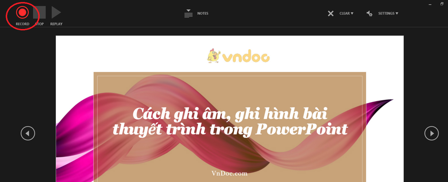 Cách ghi âm, ghi hình bài thuyết trình trong PowerPoint 2016