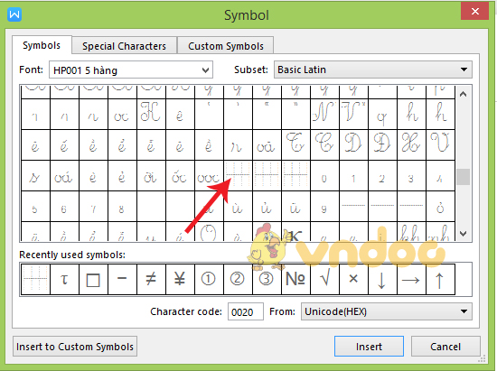 Tạo ô ly trong word