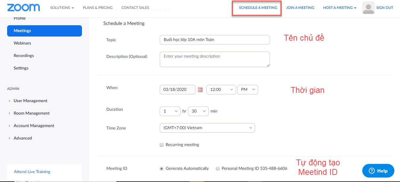 Cách dạy học trên zoom