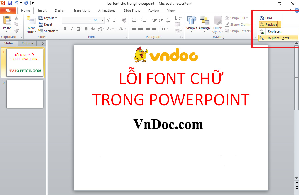 lỗi font chữ trong powerpoint 2013 | Copy Paste Tool