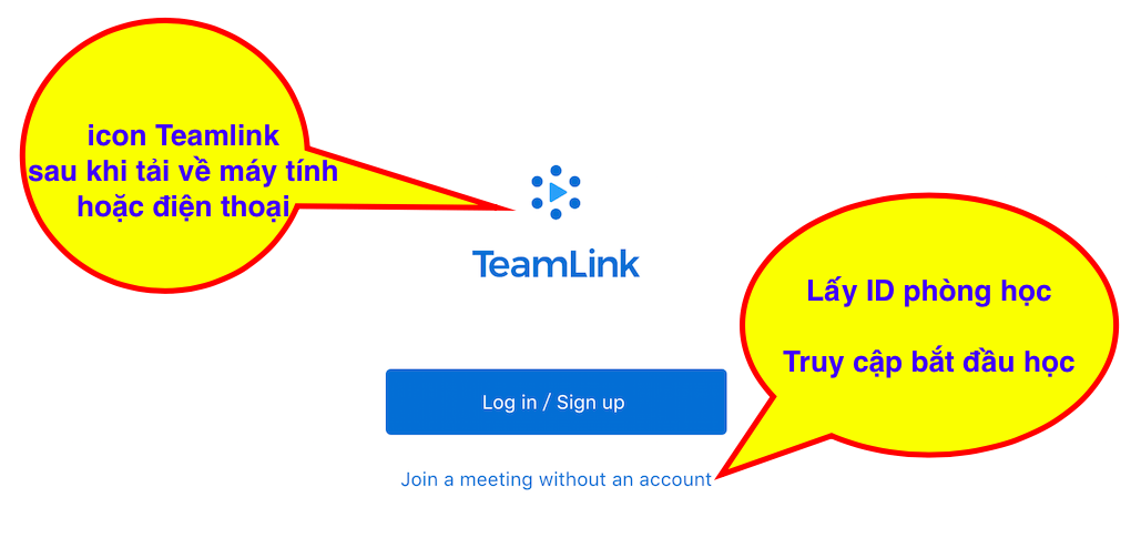 Hướng dẫn phụ huynh học sinh sử dụng phần mềm Teamlink