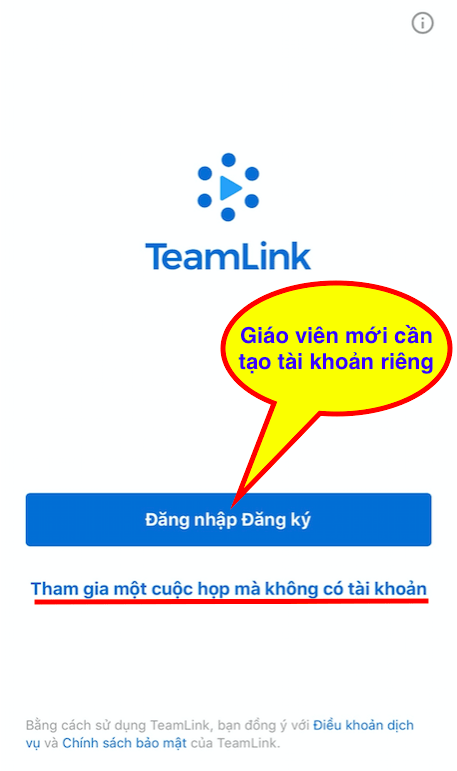 Hướng dẫn dùng teamlink