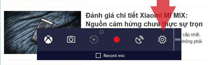 Quay video màn hình win10