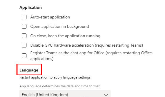 Cách cài tiếng Việt trên Microsoft Teams
