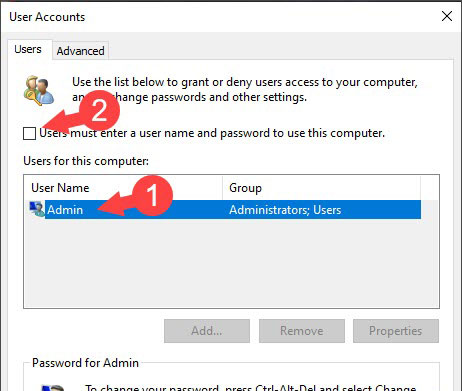 Cách tắt mật khẩu Windows 10 khi đăng nhập
