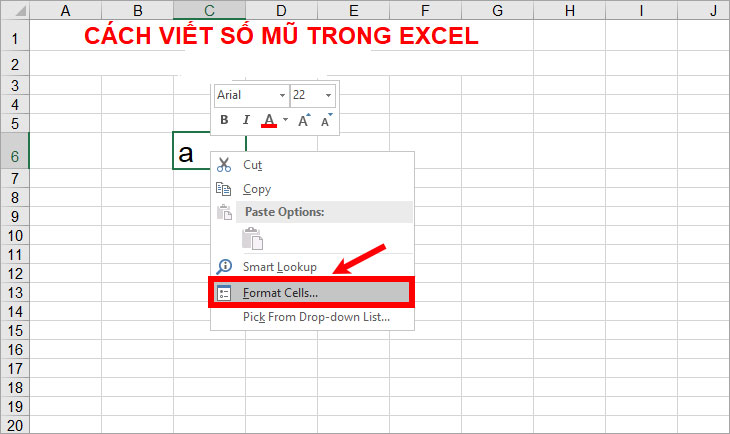 Cách viết lách số nón vô Excel