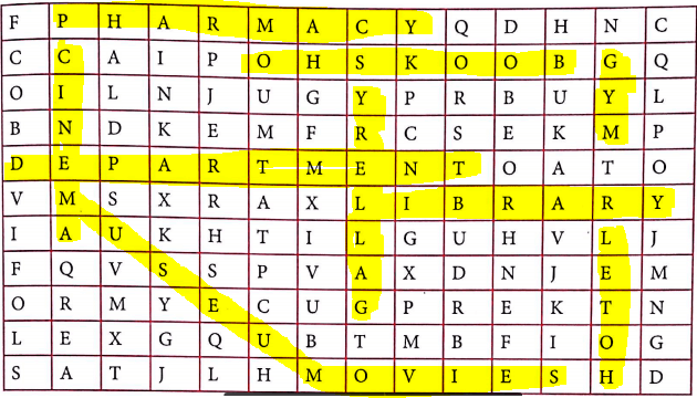 Bài tập từ vựng tiếng Anh lớp 4 Unit 16 Let's go to the bookshop!