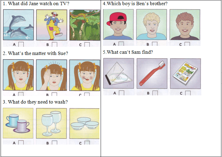 Đề kiểm tra 1 tiết lần 3 môn tiếng Anh lớp 6 trường THCS Chu Văn An, Hải Dương