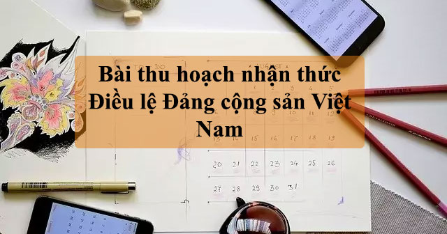 Bài thu hoạch nhận thức Điều lệ Đảng cộng sản Việt Nam và Quy định về những điều Đảng viên không được làm