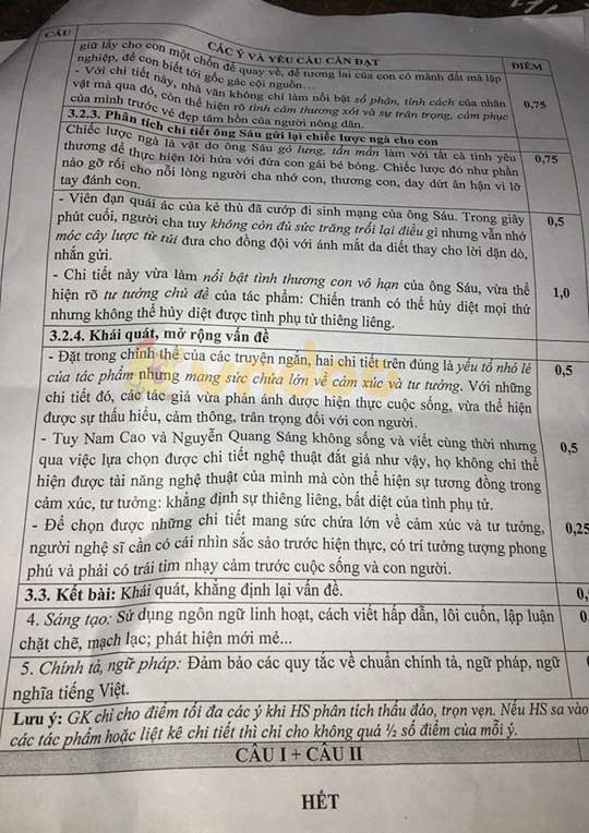 Đề thi chọn học sinh giỏi lớp 9 môn Ngữ văn Sở GD&ĐT Quảng Trị năm học 2019 - 2020