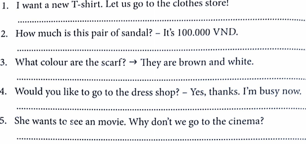 Bài tập ngữ pháp tiếng Anh lớp 4 Unit 17 How much is the T-shirt?