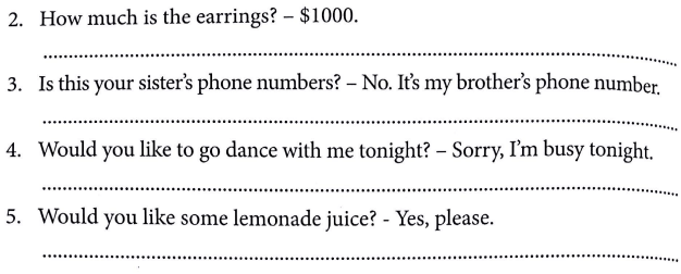 Bài tập ngữ pháp tiếng Anh lớp 4 Unit 18 What's your phone number?