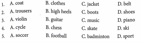 Bài tập từ vựng tiếng Anh lớp 4 Unit 18 What's your telephone number?