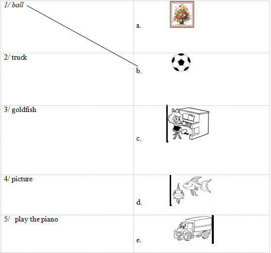 Đề thi học kì 2 lớp 3 môn Tiếng Anh có file nghe số 2