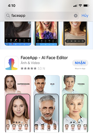 Cách sử dụng FaceApp
