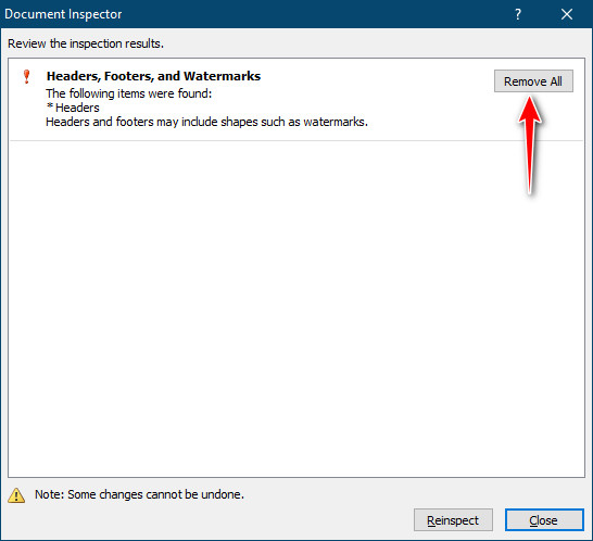 Cách Xóa Header and Footer trong Word 2010