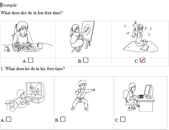 Đề thi học kì 2 môn Tiếng Anh lớp 5 có file nghe số 5