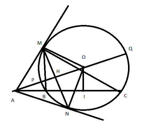 Bài toán về điểm cố định trong đường tròn