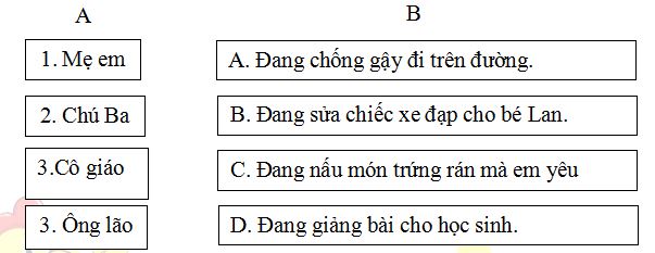 Bài tập hè lớp 1 lên lớp 2 môn Tiếng Việt có đáp án