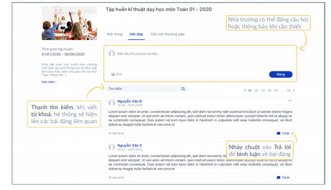 Hướng dẫn sử dụng chương trình tập huấn SGK