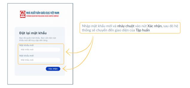 Cách đăng nhập tài khoản tập huấn SGK